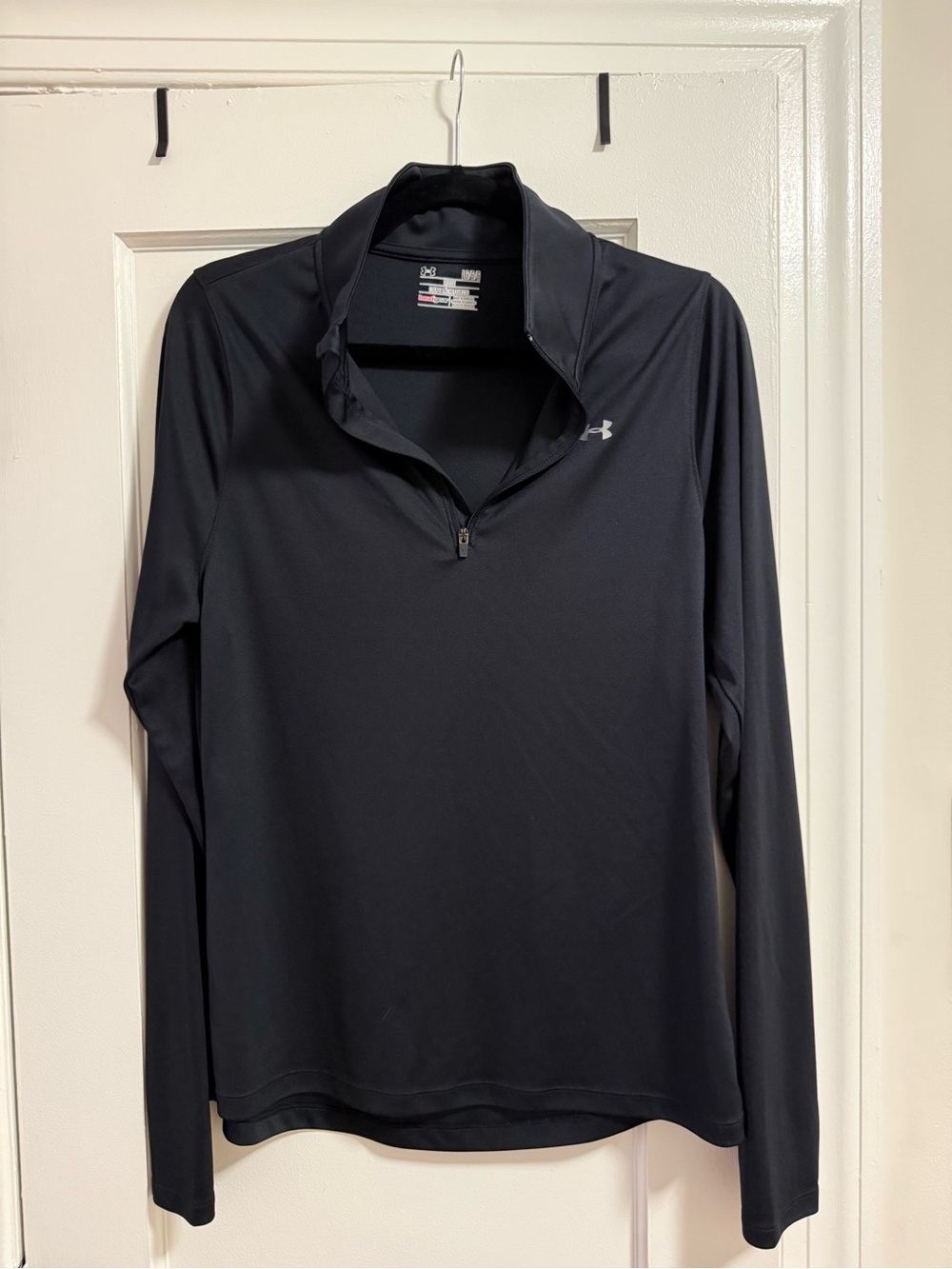 Under Armour Men’s Black Quarter-Zip Performance Top